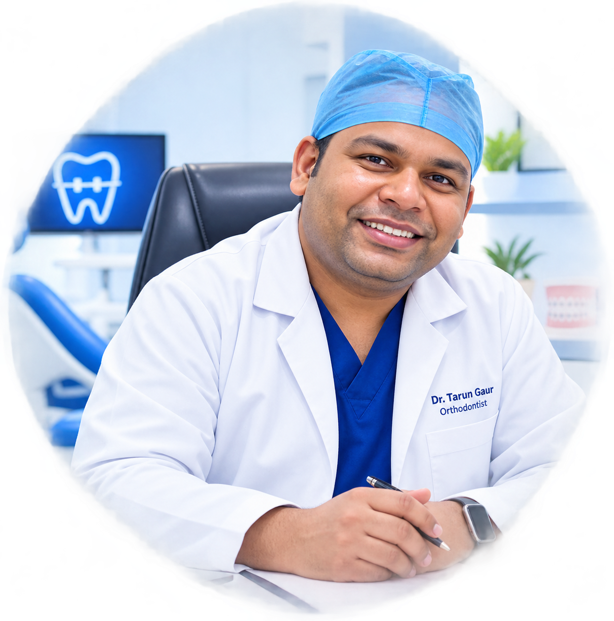 Doctor at clinic